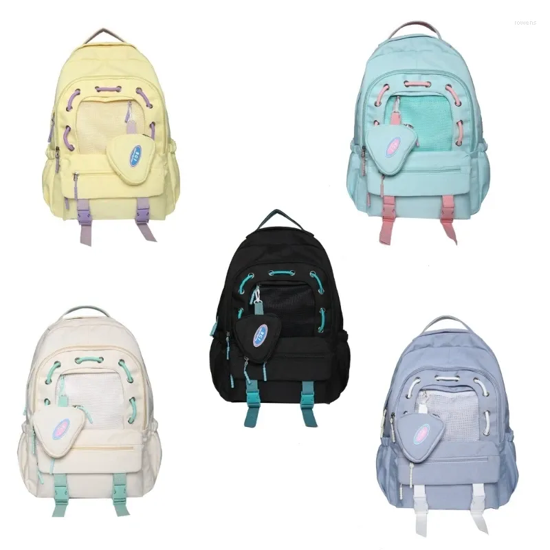 Sacs d'école Y166 Sac à dos japonais polyvalent et durable Sac à dos pour ordinateur portable Parfait pour les étudiants et les adolescents