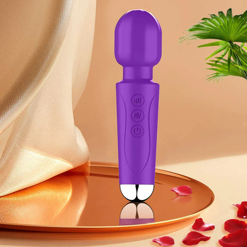 New Mini Powerful Av Vibrators for Women Magic Wand Vibrator Female Clitoris Stimulator Massager Dildo Sex Toy_voghion.com