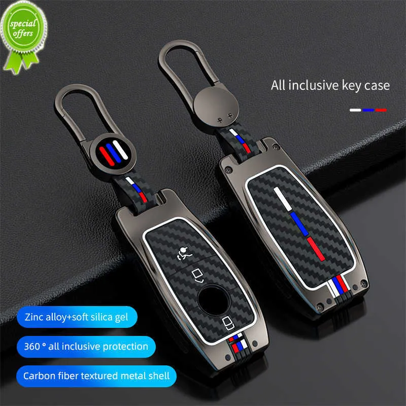 غلاف علبة سيارات جديد لسيارة Cover for Mercedes Benz A C E S G Class GLC CLA CLA GLB GLS W177 W205 W213 W222 X167 AMG KEY FOB HOLDER