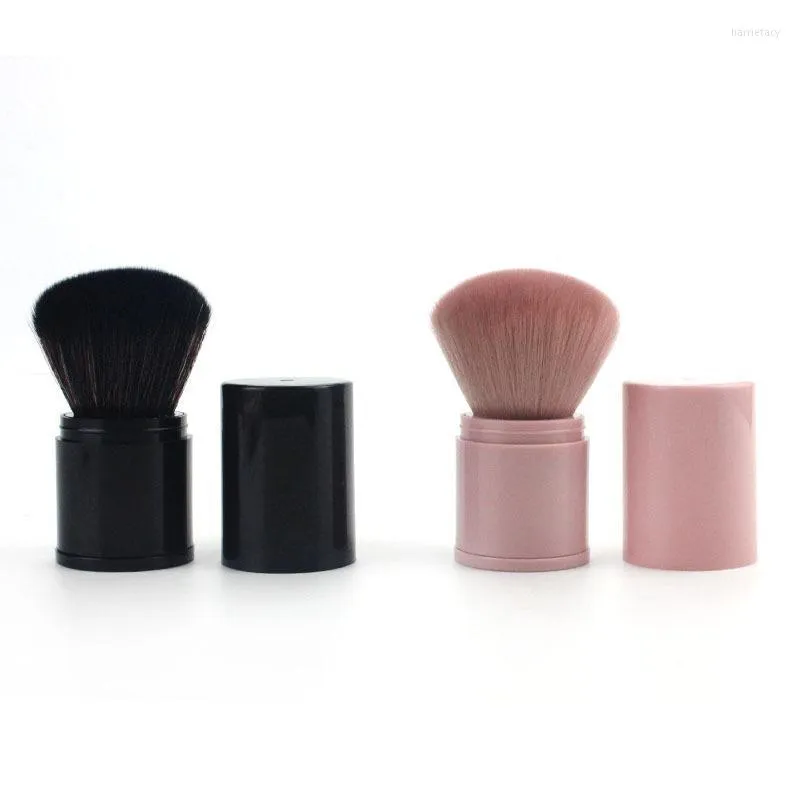 Pinceaux de maquillage Poudre rétractable Fond de teint Blush Visage Kabuki Brosse Pincel Maquiagem Cosmétique Outils Pour Femmes CheekMakeup Harr22