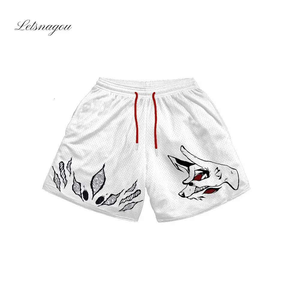 Mens Shorts Anime Gym Men Jujutsu Kaisen Fushiguro Megumi Printed