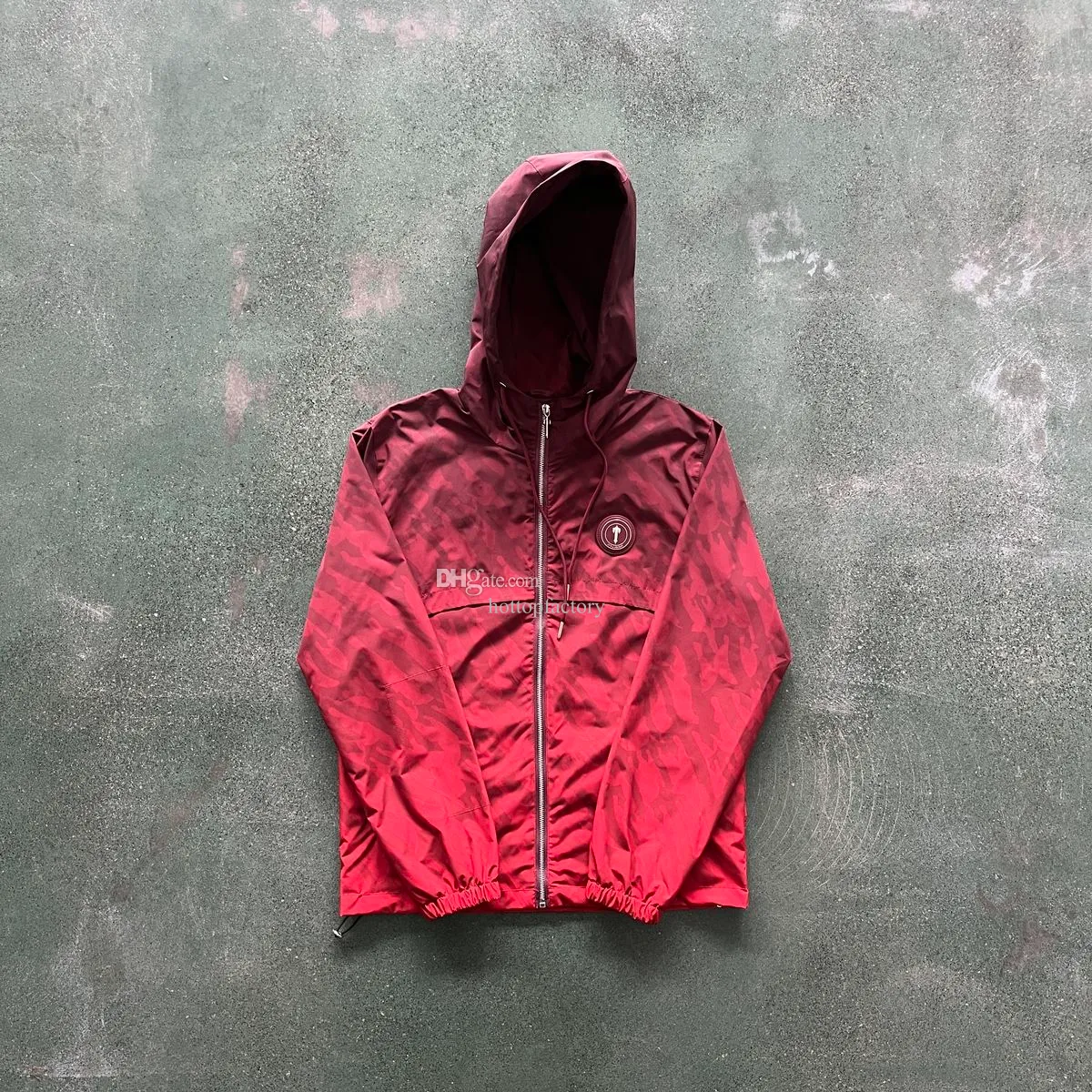 Hot Selling Trapstar Jacket Men's Hoodie coats IRONGATE T WINDBREAKER - RED 1to1 Quality Women's Coat EU Sizes XS-XL