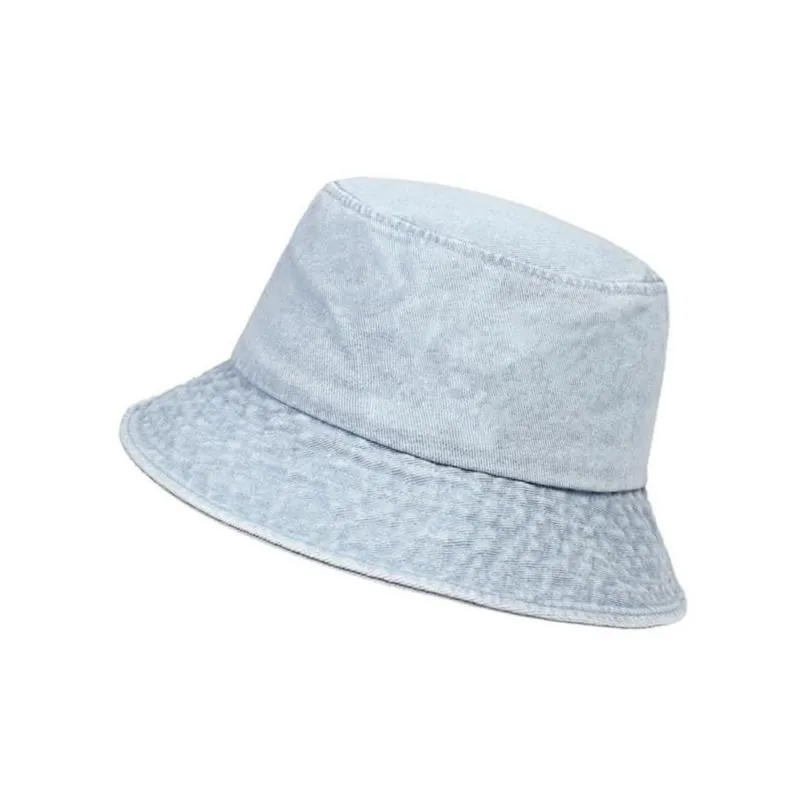 Stingy Brim Hats Foldable Fisherman Hat Washed Denim Bucket Hats Uni Fashion Panama Caps Hip Hop Men Women Cap Gorras Drop Delivery Fa Dhscu