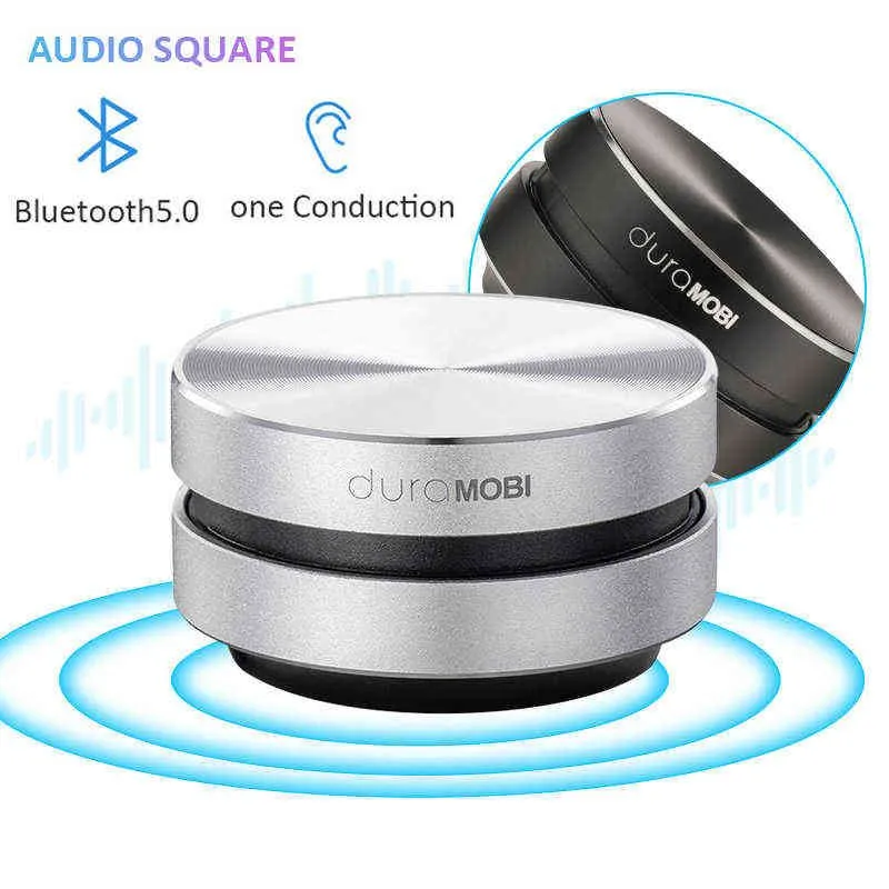 Динамик костной проводимости Bluetooth TWS Стерео Двойные звуковые каналы Мини-аудиобокс DURAMOBI HumbirdSpeaker с HD-вызовом FM-радио