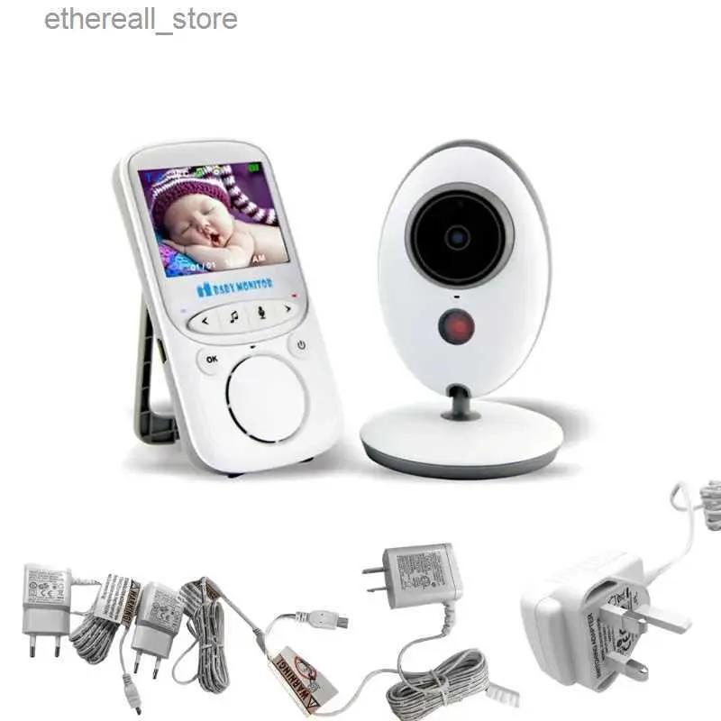 Baby Monitors Baby Video Monitor Camera Wireless Receiver Two-Way Intercom Music Q231104