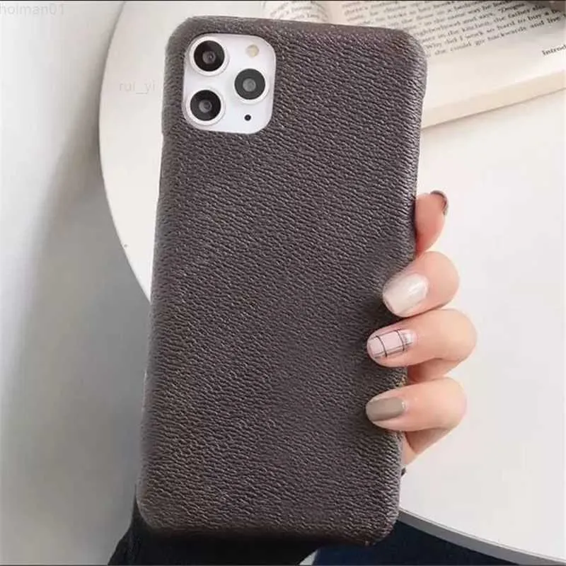 Luxurys Designers Leather Phone Cases For iphone 13 Pro Max 12 mini 11 XS XR X 8 7 Plus 6S 6P Fashion Print Design Bee Classic Back Cover Luxury Cell Phone Case Mobile Shell
