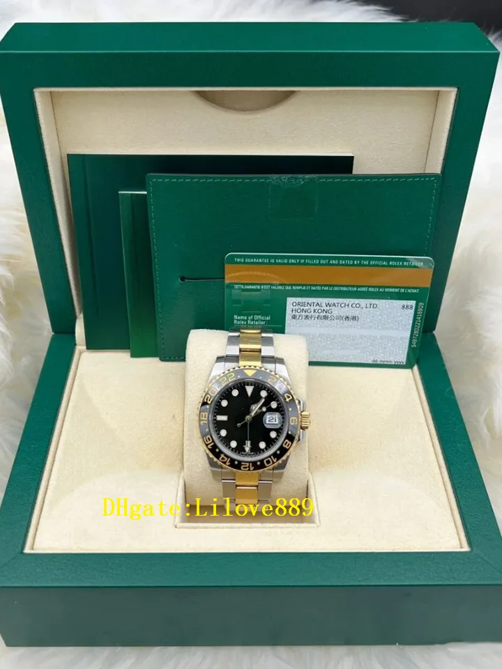 Luksusowy projektant męski zegarek mechanizm automatyczny 3235 zegarki męskie zegarki 116713 różowe złoto srebrne zegarki zegarek chłopiec wodoodporny zegarek oryginalne pudełko