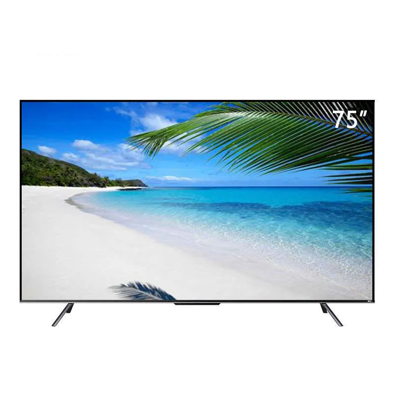 TOP TV 75 Inch Toughened Network TV Smart TV 4K Television LED LCD