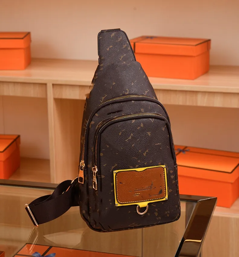 Trend Fashion Plaid Cross Shoulder Bag Wholesale Mens and Womens Chest Bags New Shoulder Messenger Bags