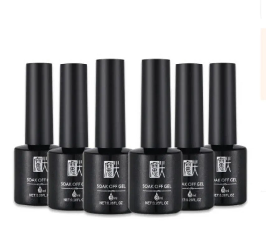 Nouvelle manucure de gel à ongles UV Gel Couleur de colle paillettes de vernis à ongles Flicker 6 PCS A Set4516029