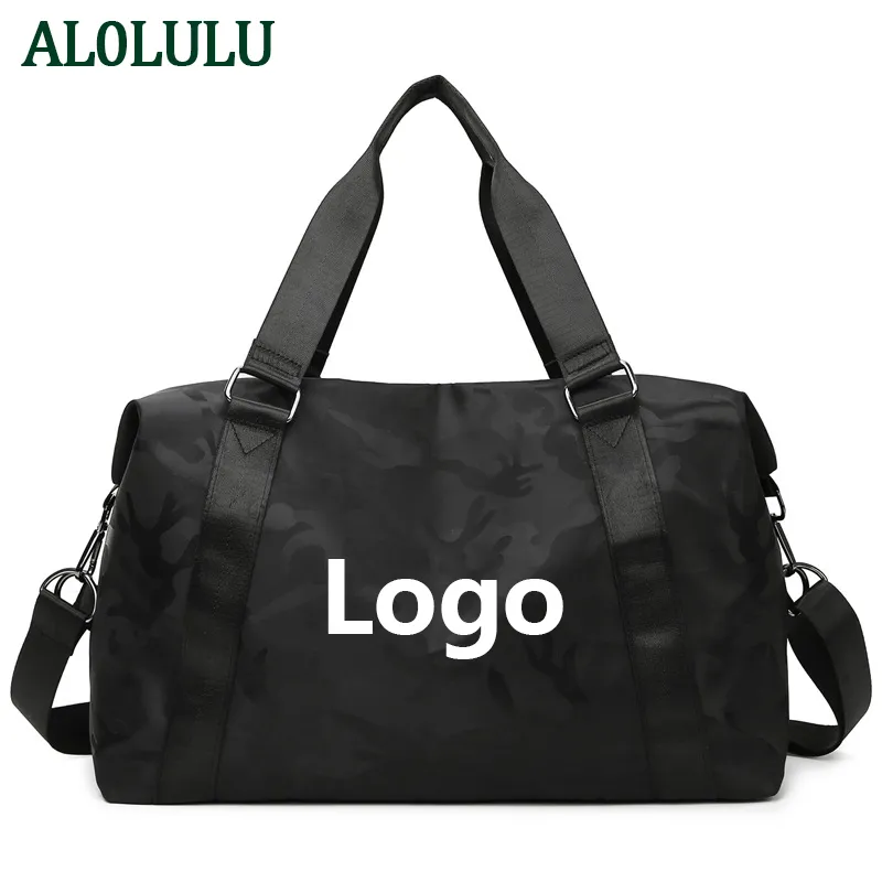 ロゴスポーツフィットネスバッグポータブルヨガバッグを備えたAl0lulu防水大型容量旅行バッグ