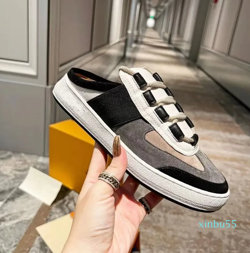 Arrivo Sneakers nautici Stile casual combinando la lingua imbottita in pelle cimera casual scarpe da donna in allacciata in gomma di cotone spessa suola di gomma di cotone 04