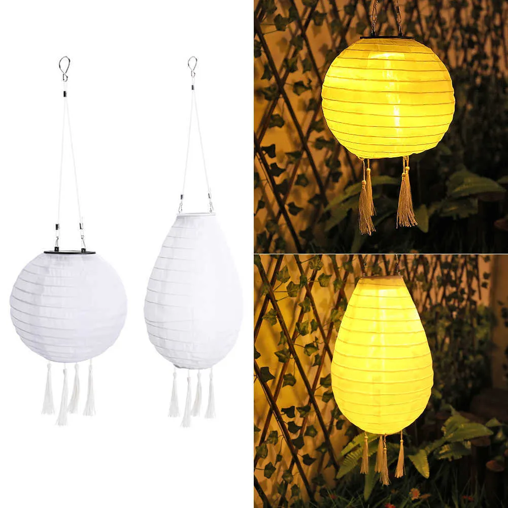 Nouveauté éclairage 8 pouces étanche LED lanterne solaire lampe arbre suspendu lumière pour extérieur Yard Festival célébration fête jardin décoration lampe P230403