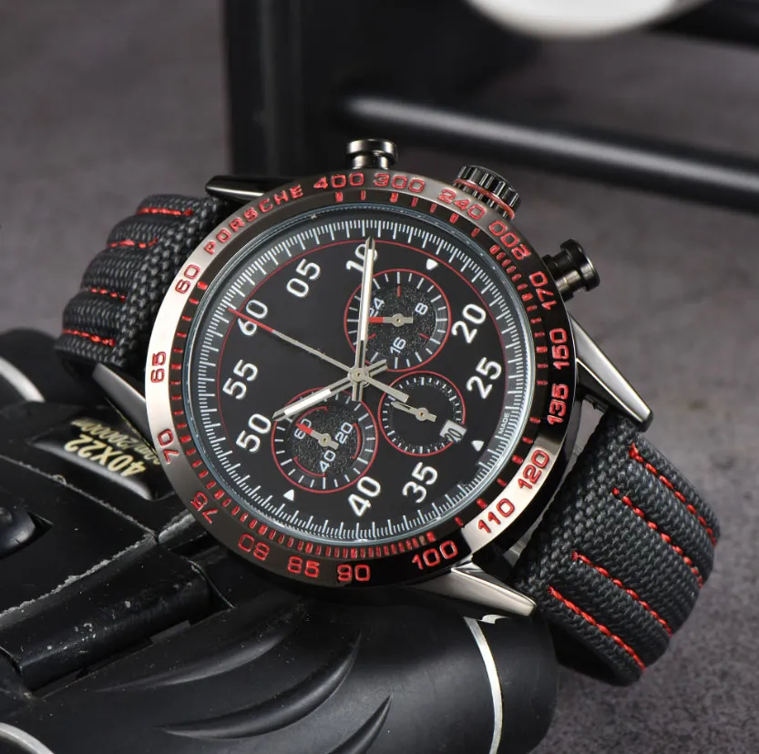 Heren heren luxe horlogehorloges quartz uurwerk montre de luxe polshorloges horloge