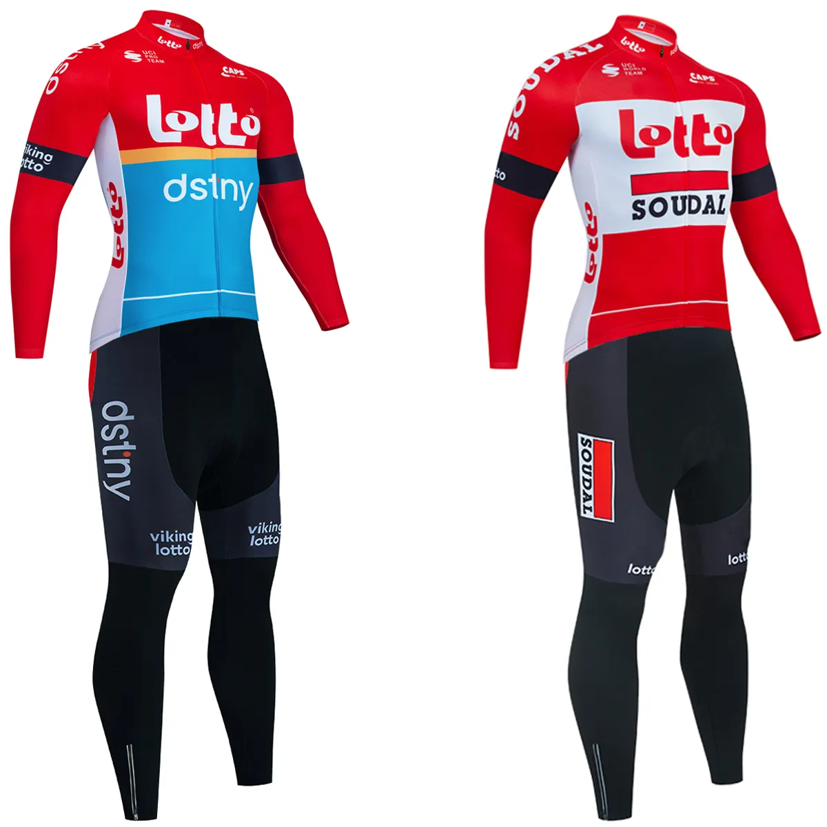 2024 Lotto Dstny Cyclisme JERSEY Bavoirs Pantalon Costume Hommes Femmes Ropa Clclismo Team Winter Pro Thermique Polaire VESTE DE CYCLE Maillot Vêtements