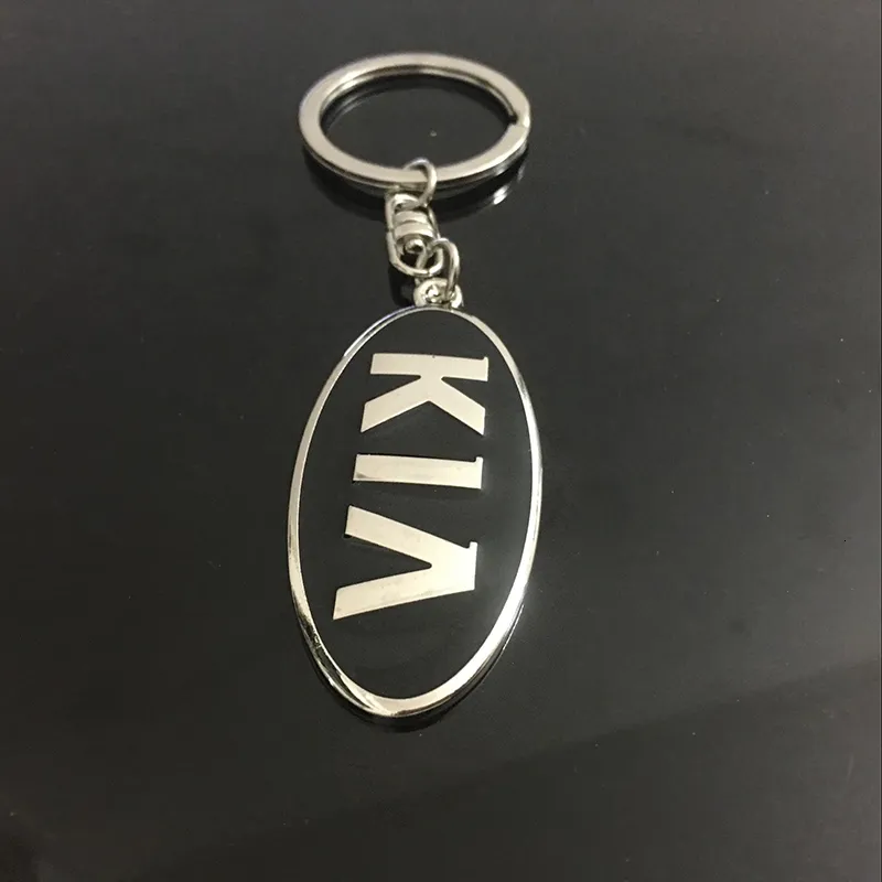 Kia Car Logo Anahtarlık KIA Rozeti için Metal Keychain tarafından yapılan 4S Mağaza Reklam Hediyeleri