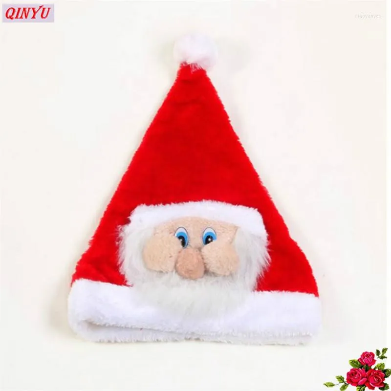 Décorations de noël enfants chapeau décor automne hiver intempérisation enfants mignon père noël chapeaux fête fournitures 8ZHH145