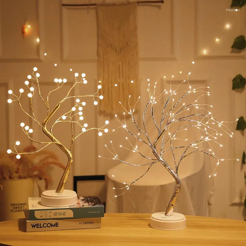 Lampade Da Tavolo NICLUX LED Scrivania Luce Decorativa Mini Albero