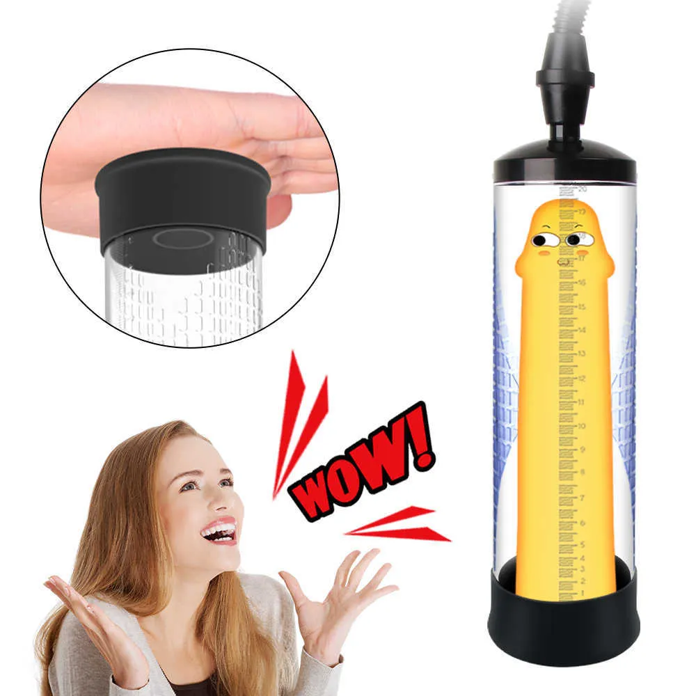 Pompe Jouets Pénis Sexe Mousse Loupe Pennis Augmenter L'agrandissement Du Pénis Extender Vide Cock Agrandisseur Sexitoys Boutique Pour Hommes 1125