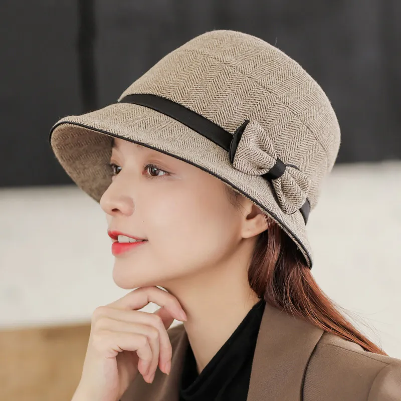 Winter Bow Bucket Hat For Women Warm Fashionable Sun Hat For Fishing And  Winter Activities From Lang05, $25.36