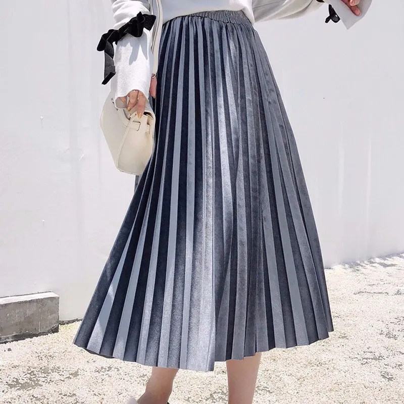 pleated maxi high waist circle skirt 4338 pleated maxi high waist circle skirt 4338
