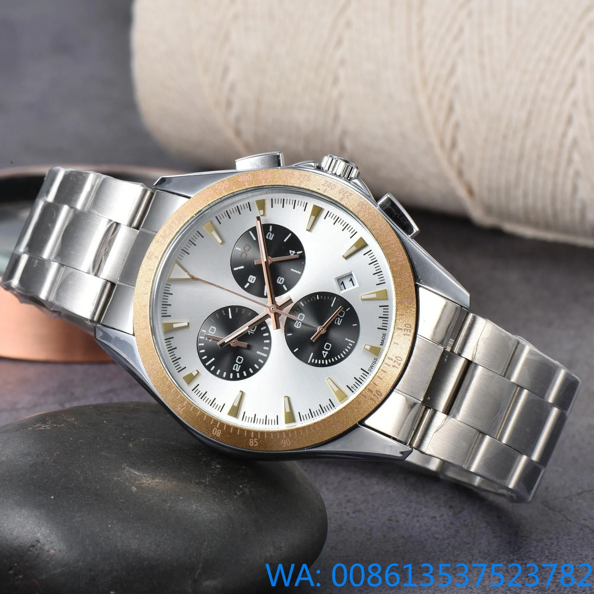 Tiss Nova Moda Relógio Masculino Movimento Automático de Quartzo À Prova D 'Água Relógio de Pulso de Alta Qualidade Exibição Manual de Horas Pulseira de Metal Simples Luxo Popular Relógio Montre Luxe