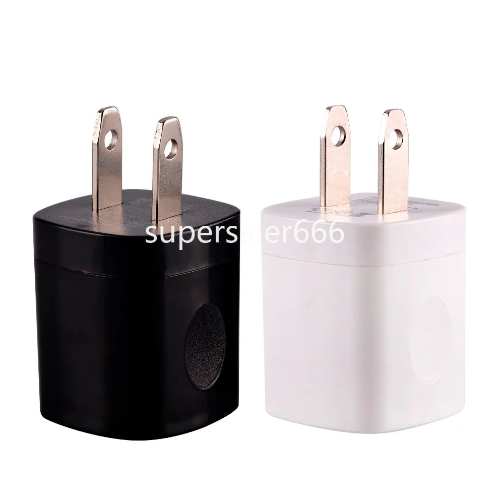 USB Wall Charger 5V 1A USA AC Home Travel Wall ładowarki do iPhone'a 13 14 15 Samsung S6 S8 S20 S23 Uwaga 10 HTC Xiaomi S1