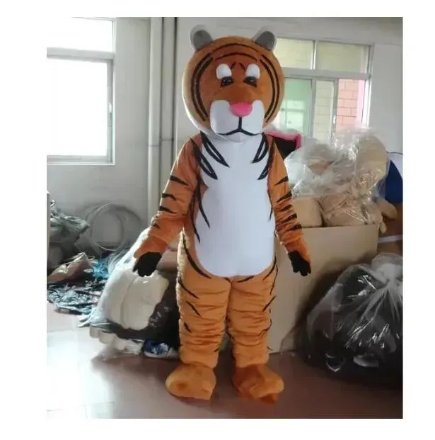 2024 Discount Factory Lifelike Tiger Mascot Costume Fancy Dress Birthday Party Christmas Suit Carnival