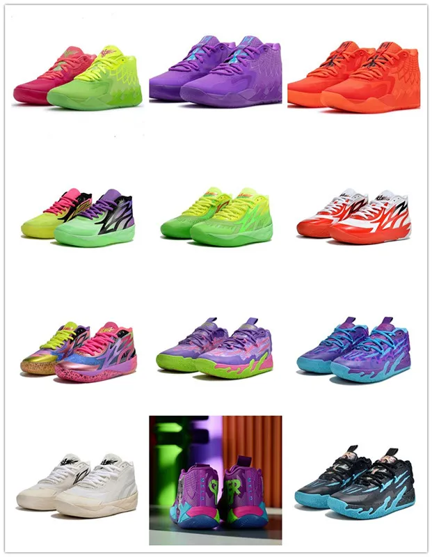 Balle de sport Lamelo Mb01 Mb02 Mb03 Chaussures de basket-ball RM Baskets pour hommes Galaxy I Rock Ridge Blast Be You Queen City Not From Here 1of1 Desig