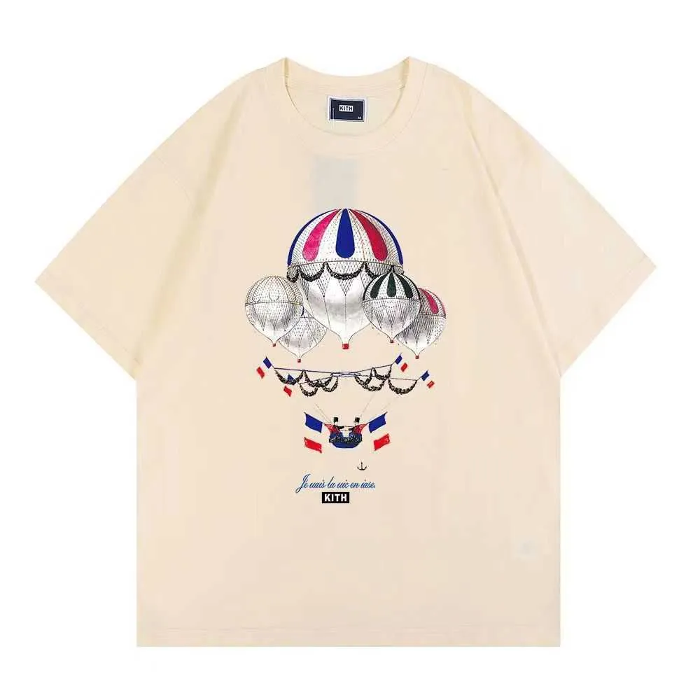 メンズTシャツデザイナー最高品質Kith Tシャツ男性トップ女性カジュアルショートスリーブセサミストリートティーヴィンテージファッション服Tシャツアウトウェアトップオーバーサイズマンショーツ