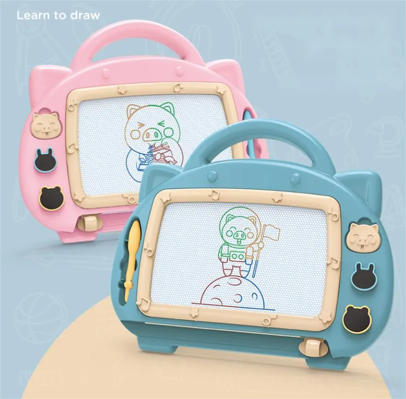 Intelligence Toys Magnetic Ding Board Table Toddler Erasable Doodle ...