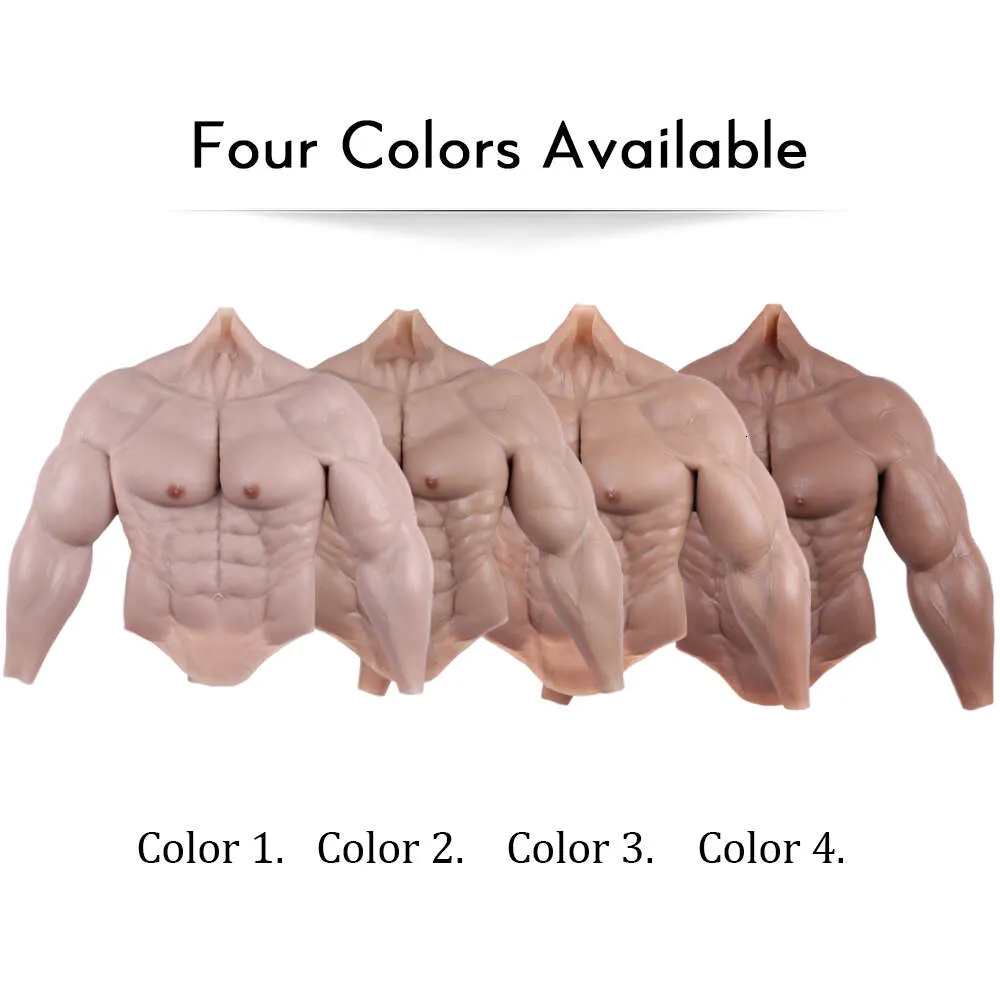 Tgirl Upgrade Silicone Muscle Suit Men Fake Muscle Suit with 8Abs and Arm  Macho Men's Chest Bodysuit Simulation Skin for Cosplay - AliExpress