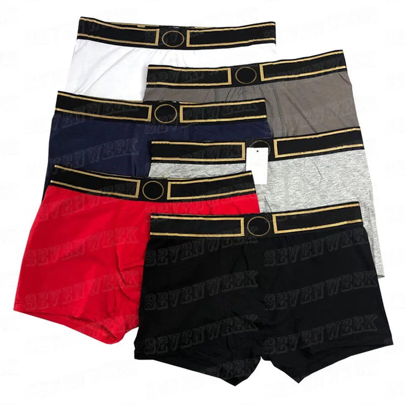 Designers Mens Boxers Marcas Cuecas Sexy Clássico Homem Boxer Shorts Casuais Macio Respirável Cuecas