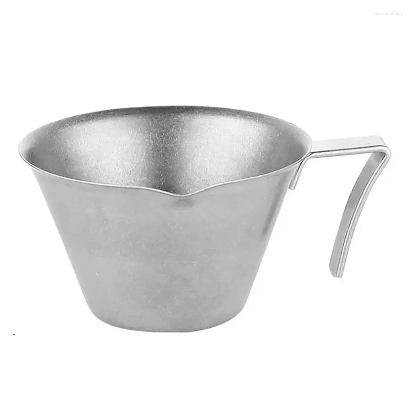Ergonomic 100ml Stainless Steel Espresso Extraction Cup With Scale And