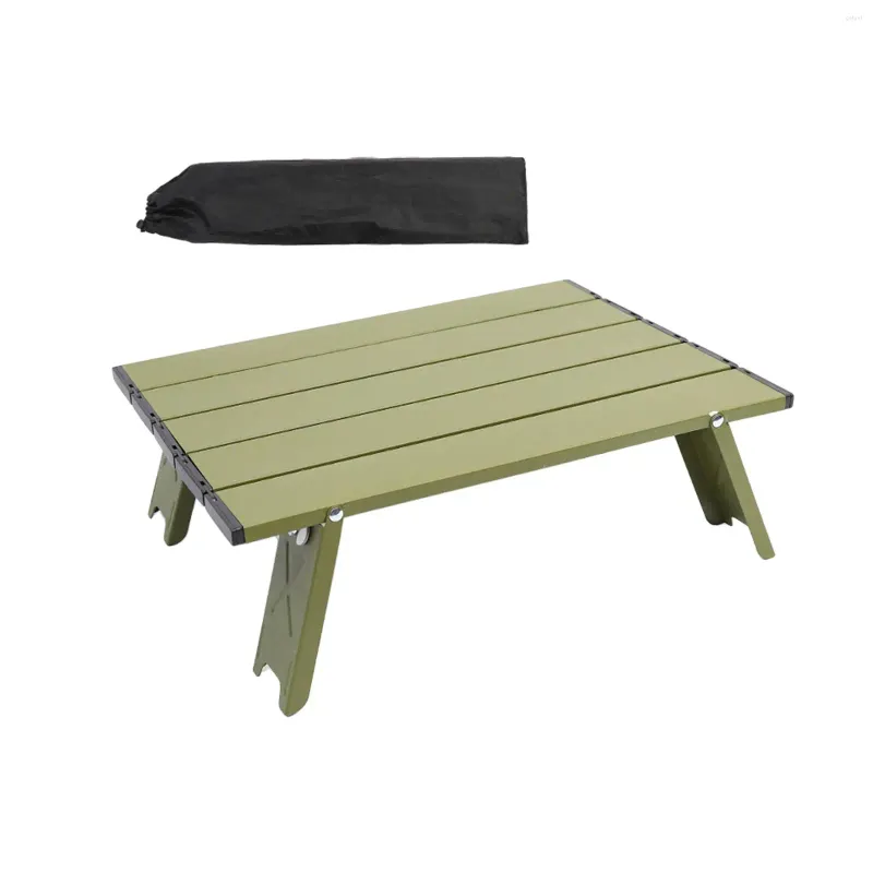 Camp Furniture Folding Camping Table Folded Portable With Carrying Bag Collapsible Computer