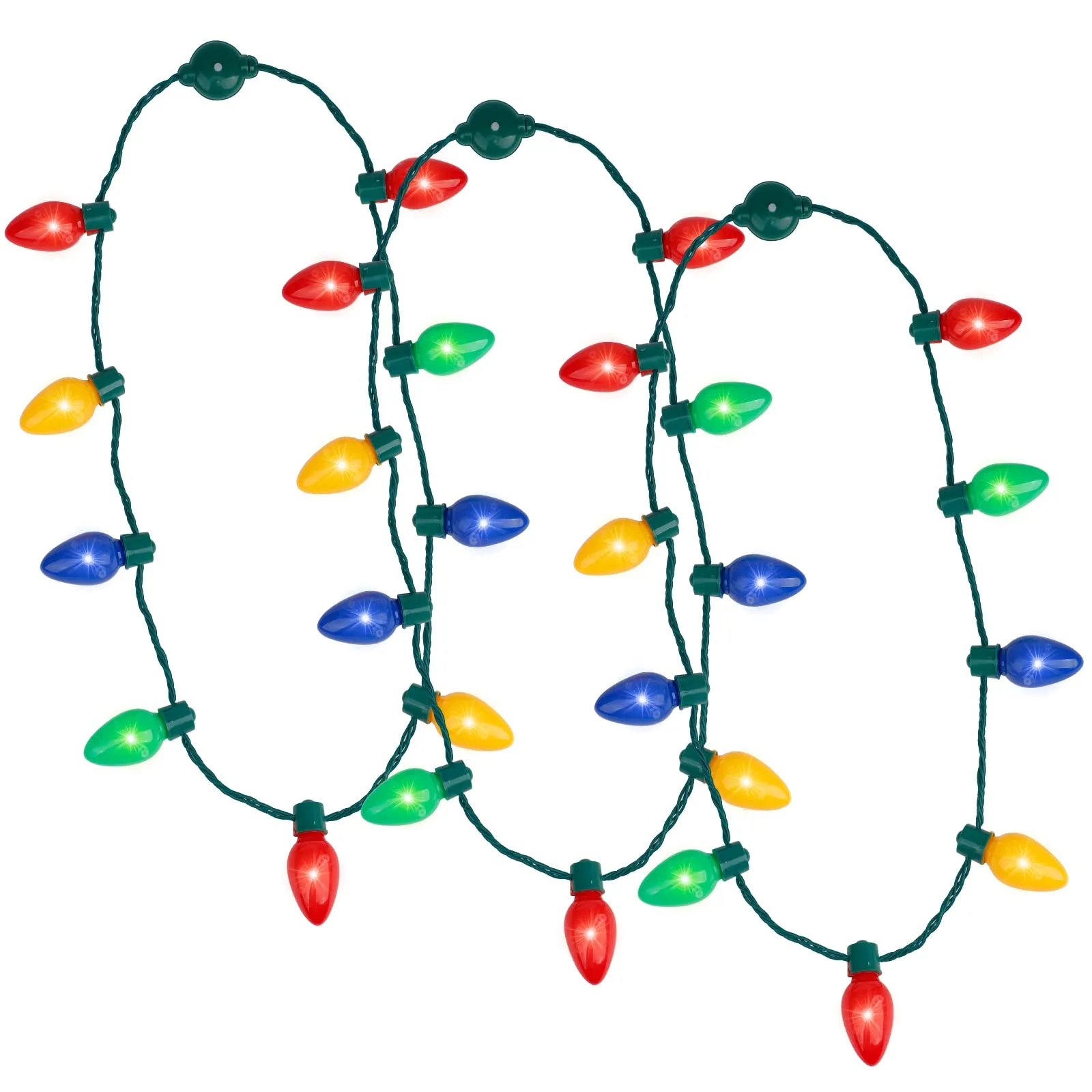 light up led mardi gras beads necklace