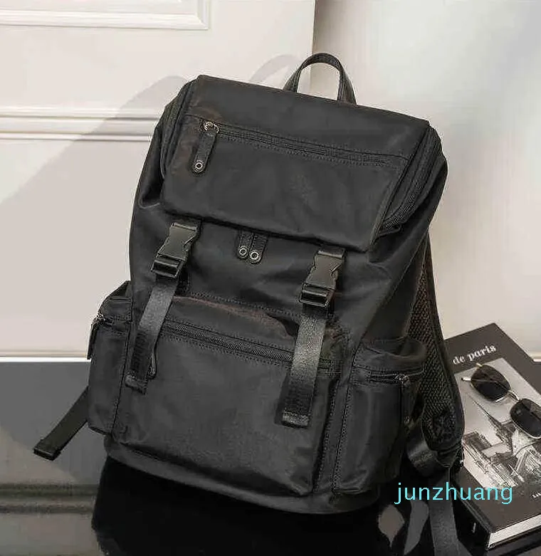 Backpack Style Bag Evening Fashion s Men Man Leather 22 Waterproof Designer School Male Travel pack Mochila 220801