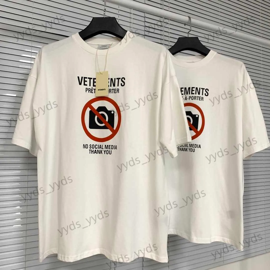 正規品　vetements no social media tee M Vetements No Social Media T-Shirt in White for Men | Lyst