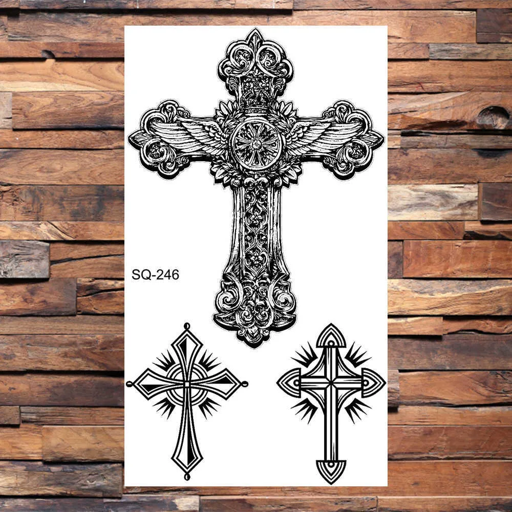 Update 219+ dark cross tattoos