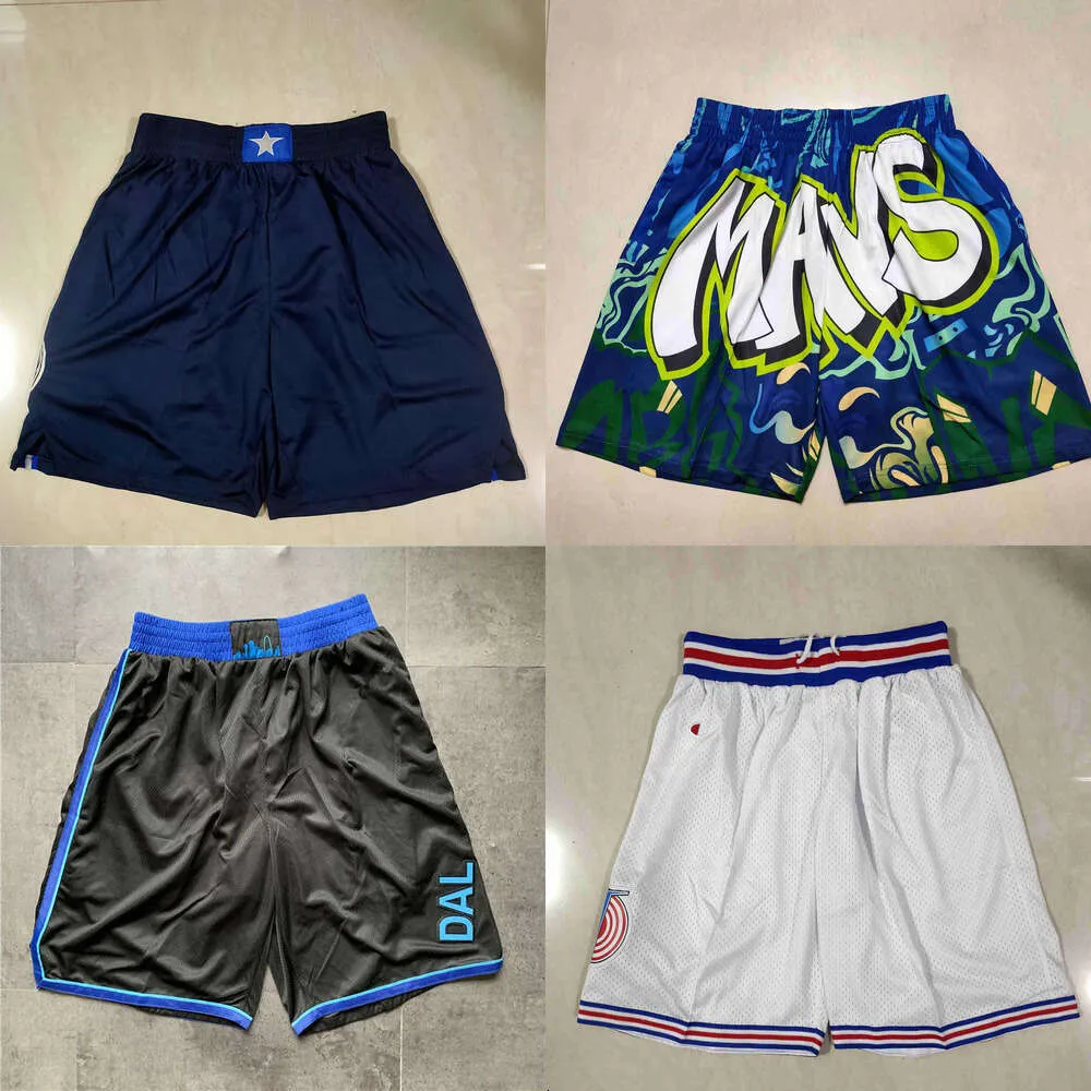 Indiana''Pacers''men Dallas''Mavericks''men Throwback Short de basket-ball poche