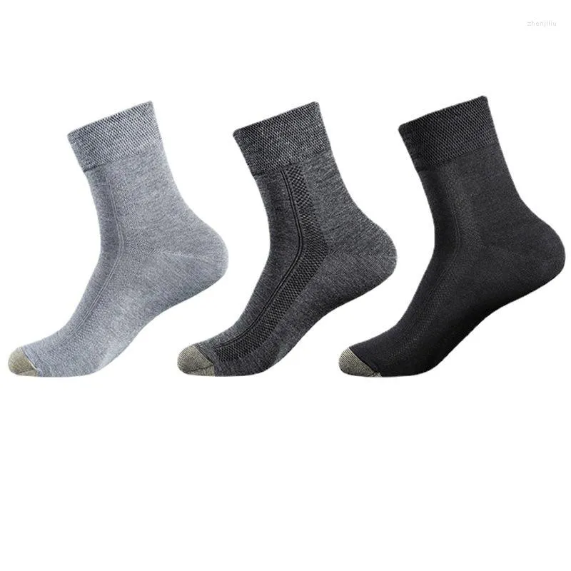 Sportsocken antibakteriell und deodorierend 6 Paar pro Set Faser atmungsaktiv Frühling Sommer Herren Business Sport Laufen