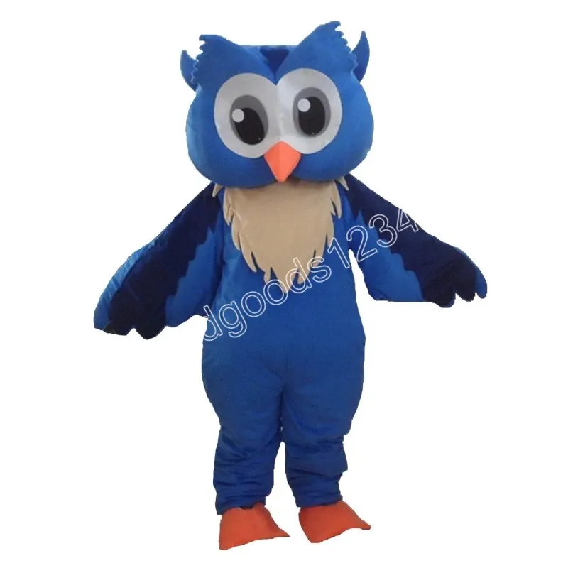 Hoge kwaliteit Owl mascotte kostuums Halloween Fancy Party Dress Cartoon personage Carnival Xmas Advertentie Verjaardagsfeestje Kostuum outfit