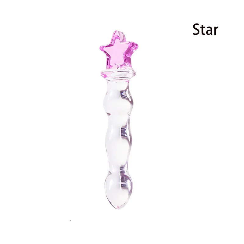 Kristallglas Dildo Set Analperlen Stimulator Für Damen_voghion.com