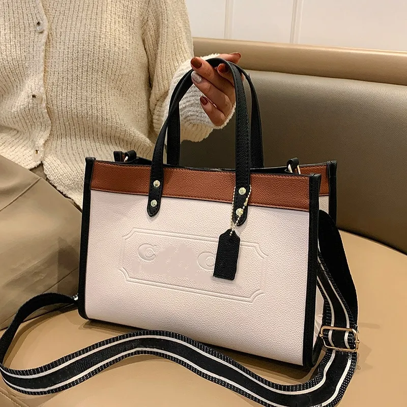 2024SS Bolsos de mano de lujo Bolsos de compras de alta calidad Bolsos de mujer Moda los bolsos de mano Bolso de diseñador de cuero genuino 2 unids / set Bolsa onthego bag