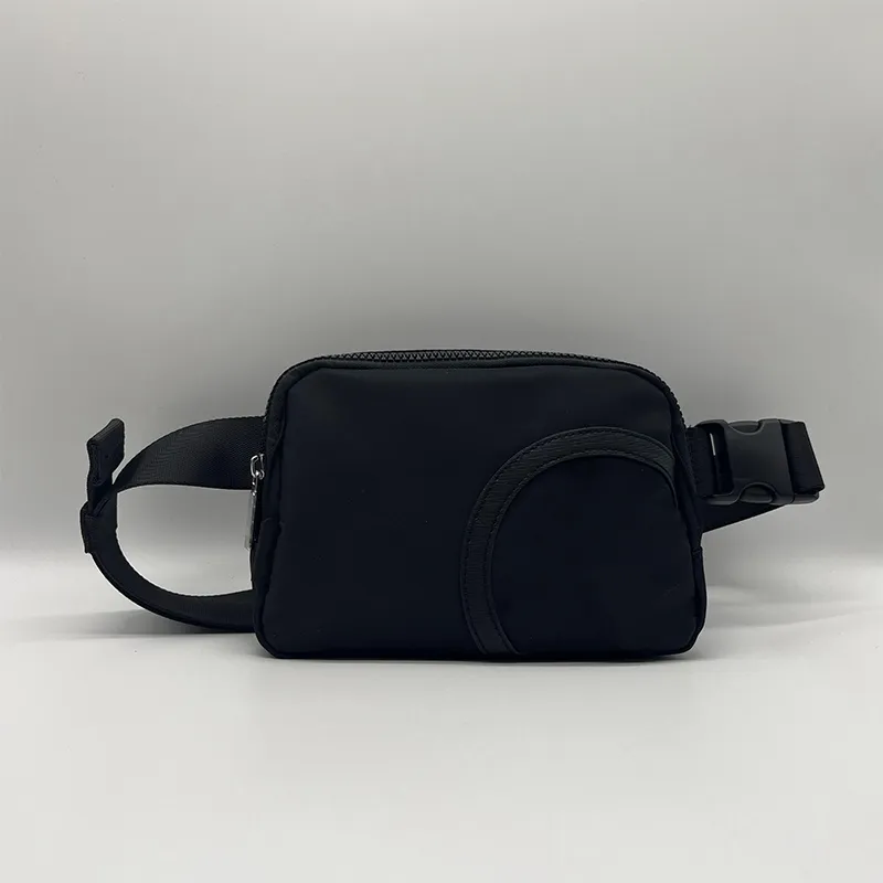 Moda mulher fanny packs 1L em todos os lugares saco de cinto designer bum saco de peito luxo mulheres nylon espelho qualidade ombro bumbag yoga cruz corpo sacos de cintura l5