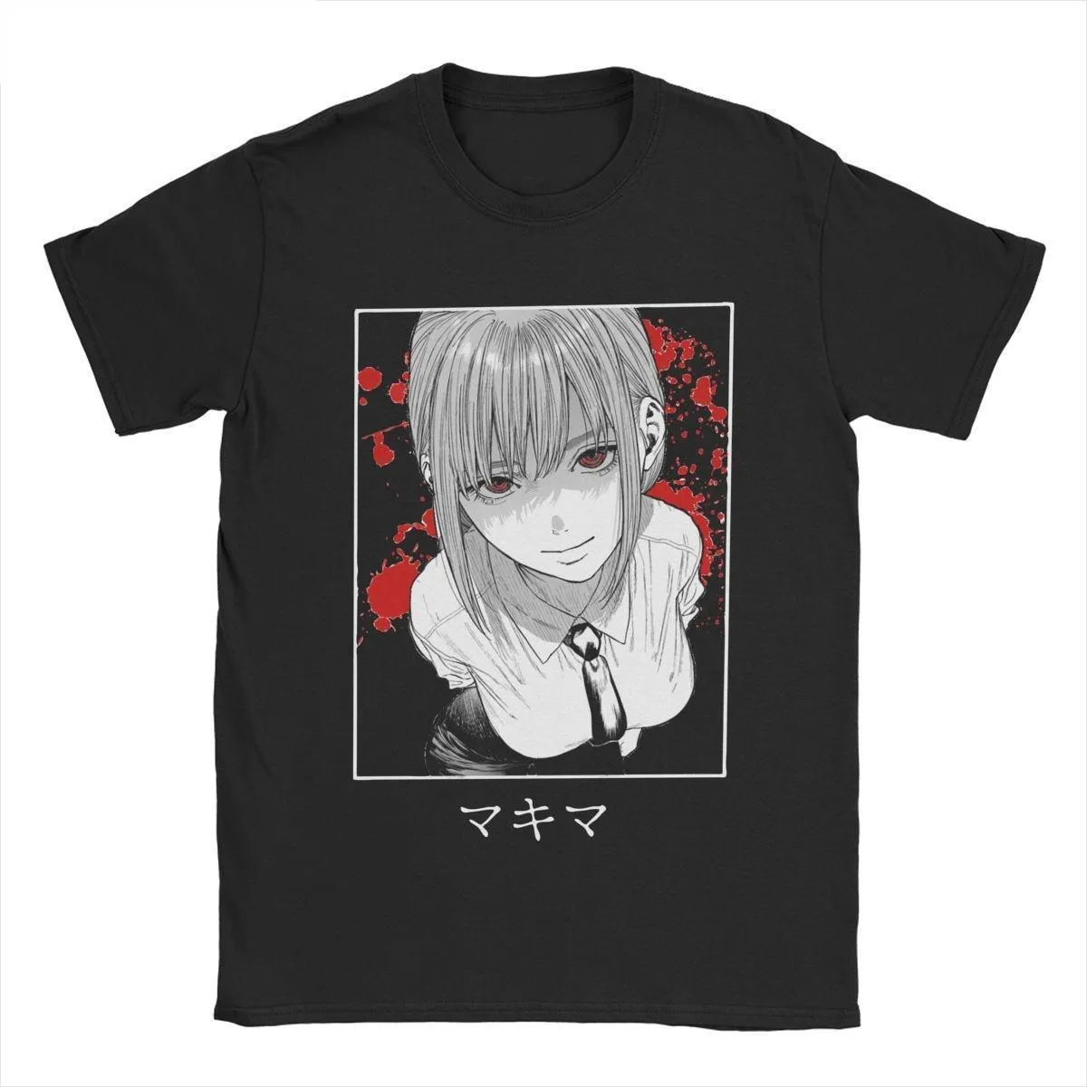 Camisetas de hombre Motosierra Hombre Makima Manga Mujer Camiseta Carton Divertido Camiseta de manga corta Moda Mujer Blusas Streetwear y2k Ropa Top 230403