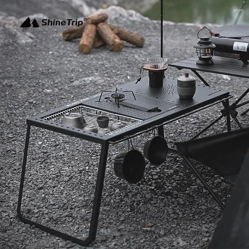 Meubles de Camp montagne amusant Camping en plein air Table pliante IGT multifonctionnel détachable unité planche combinaison Portable pique-nique