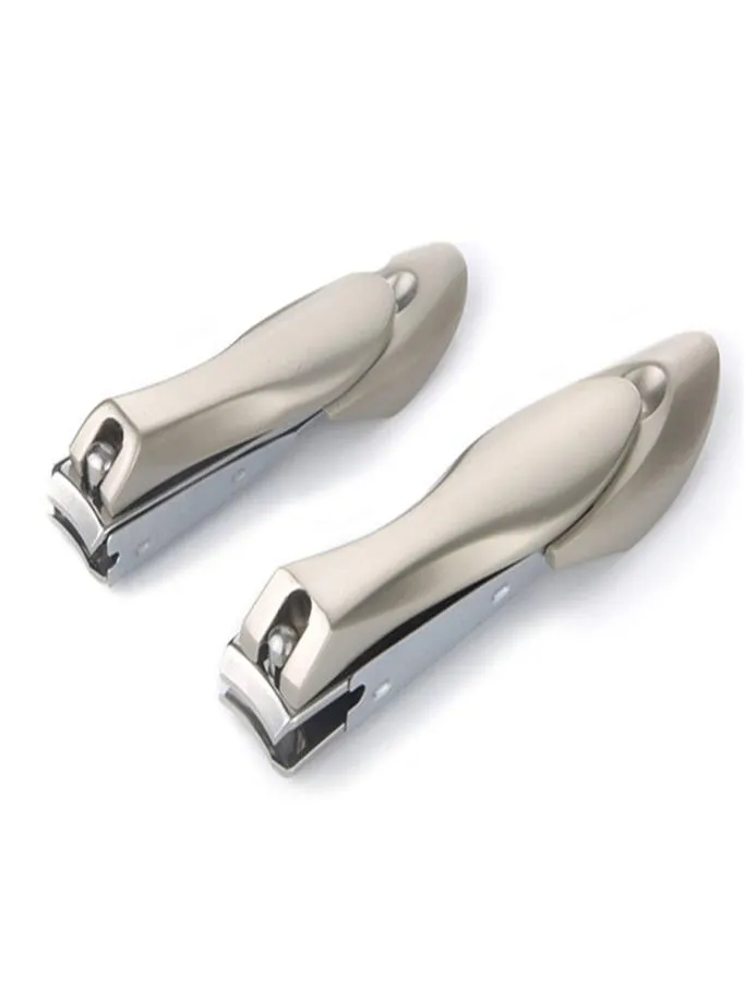 Ingen stänk nagel Toenail Clippers rostfritt stål Antisplash Manicure Nail Trimmer Cutter Gift för kvinnor och män JK19121866954