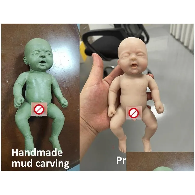 7 boy micro preemie full body silicone baby doll joseph lifelike mini reborn surprice children antistress 220816