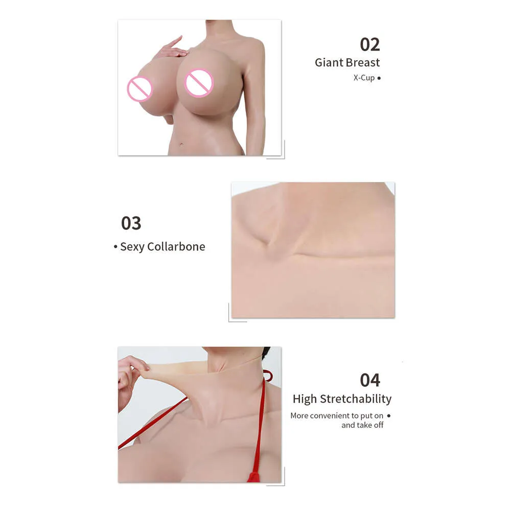 Catsuit Costumes X Cup Giant Fat Buttocks Bodysuit Silicone Breast Forms  Fake Boobs For Cosplay Drag Queen Transgender Crossdresser From 1.515,03 €